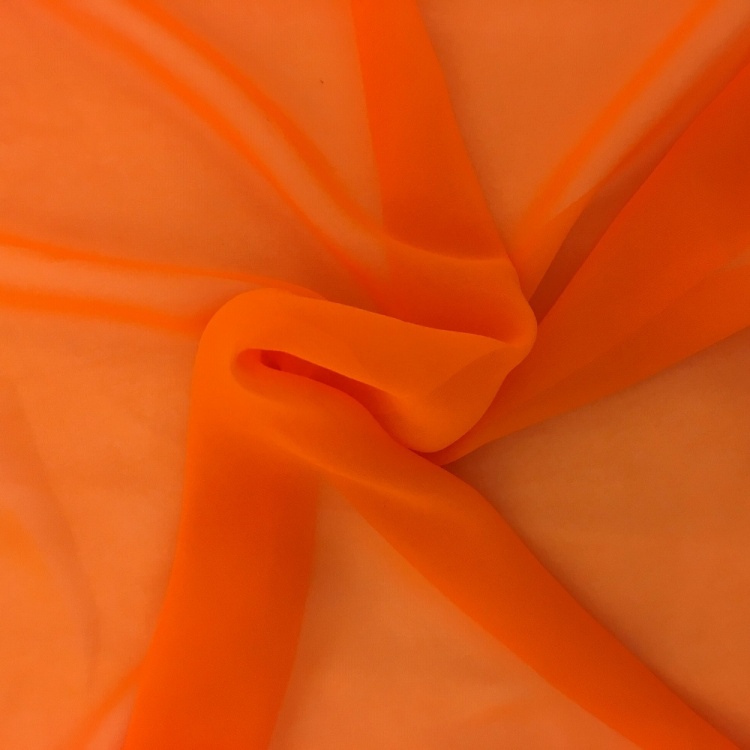 Chiffon Fabric Orange